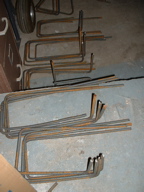 Rebar bent into tricky shapes